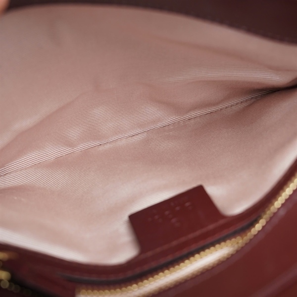 Túi GG đỏ nâu (550129-520981) sz25 (TL) KG+