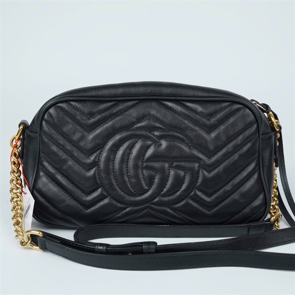 Túi GG Marmont đen (447632-204991) sz24 (TL) KG+