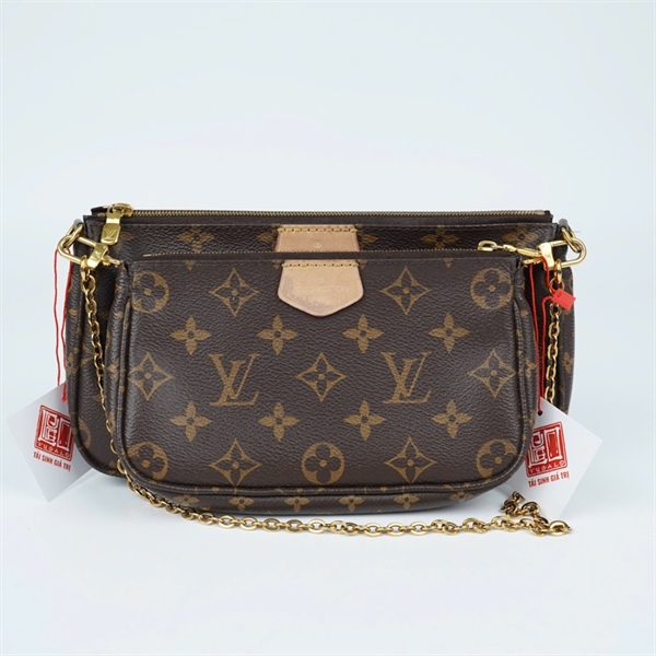 Túi LV Multi Pochette set 3 hoa nâu (SP3179) sz23-18-9 (TL) KG+