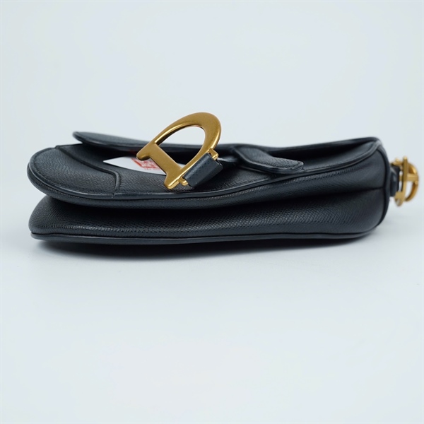 Túi Dior Saddle đen (09-MA-0211) sz12-17 (TL) KG+