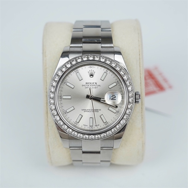 Đồng hồ Rolex mặt viền kim-niềng kim độ (9921H9T1) sz43.7 (HC) KG+