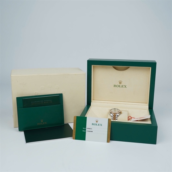 Đồng hồ Rolex mặt viền kim-kim zin (L0R98251) sz30.9 (HC) KG+