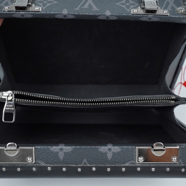 Túi LV Trunk hoa đen sz21 (TL) KG+