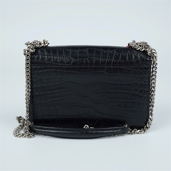 Túi YSL đen dập vân sz17 (TL) KG+