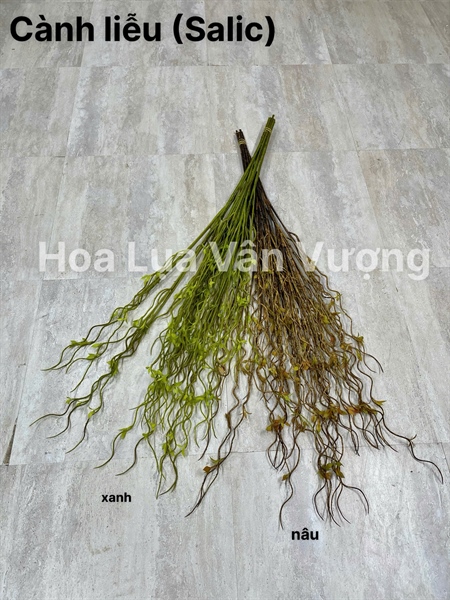 Cành liễu - Lá cành dài - Hoa Lụa Vân Vượng