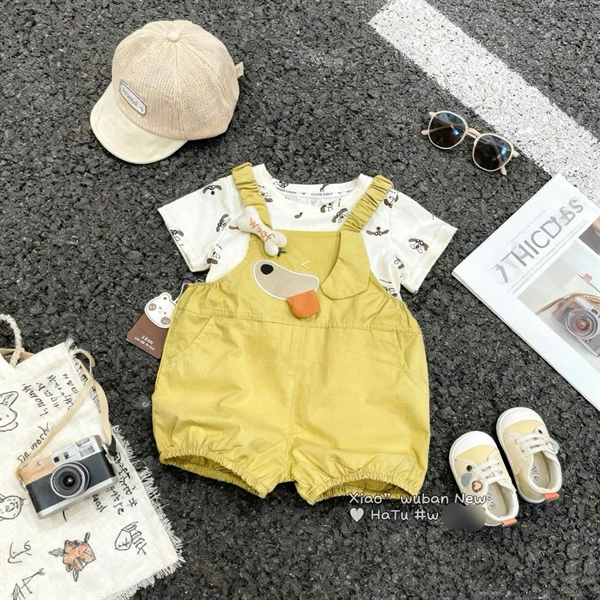 BT/BG set yếm đùi cún (5-13)