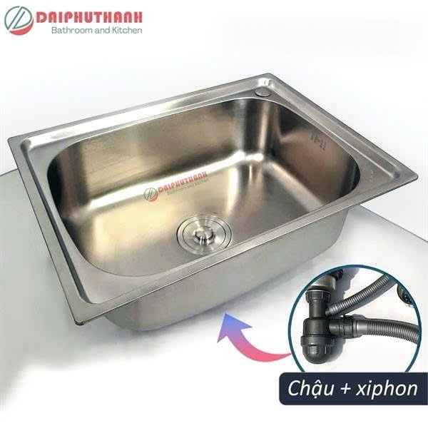 Chậu chén C5040R 1 hộc (I)