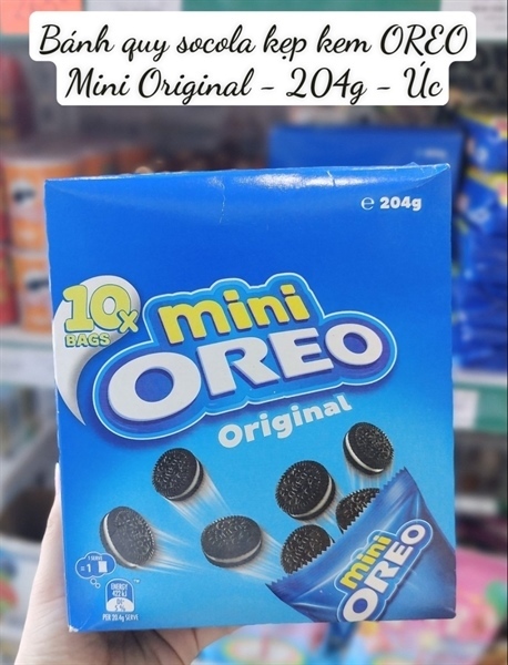 Bánh Oreo Mini Original Úc 204g