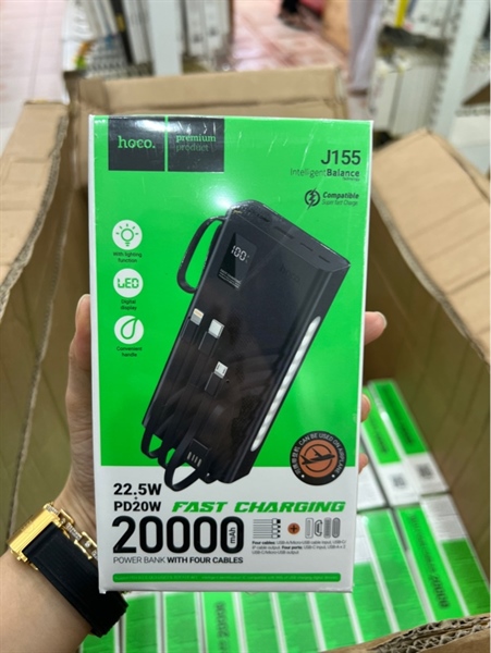 Sạc dự phòng HOCO J155 20.000mAh 22.5W kèm dây