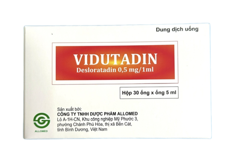 Vidutadin Desloratadine 0.5mg/1ml Allomed (H/30o/5ml)