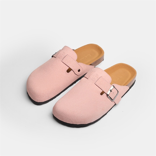 Dép đế trấu sục BU09 - Hồng