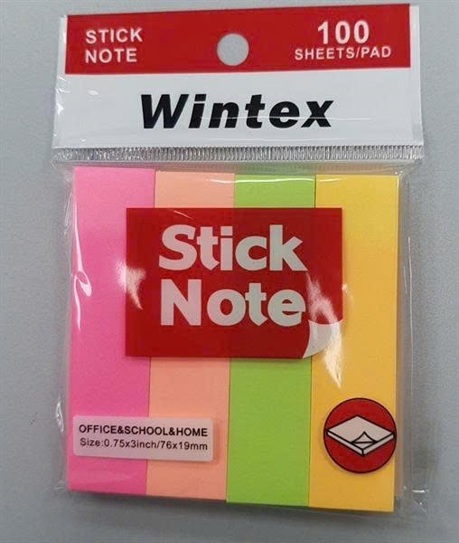 Giấy Note 3x3 4 Mảnh Wintex (H/20x)