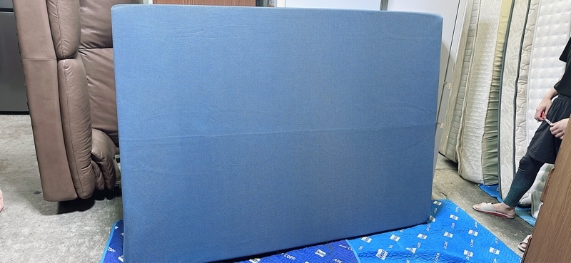 Đệm đôi m4 mút trắng xanh có thể tháo vỏ