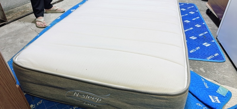 Đệm đơn mềm trắng 1 mặt nsleep