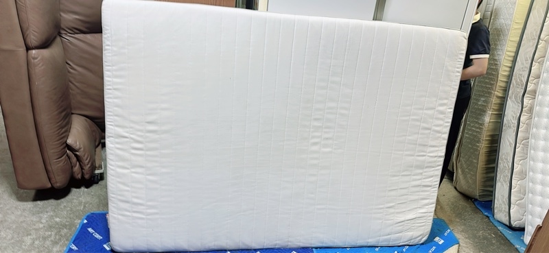 Đệm đôi đôi m4 mềm xám trắng ikea