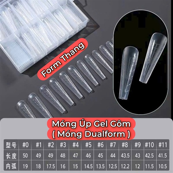 MÓNG ÚP Dual Form, MÓNG ÚP GEL GÔM #THANG MÁI NHÀ