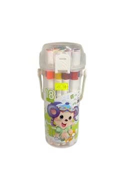 Bút dạ 18 màu hộp nhựa No.ZS-241