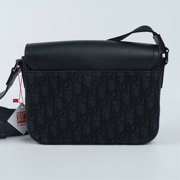 Túi Dior Saddle Canvas xanh đen 01-BO-1203 sz 23cm KG+