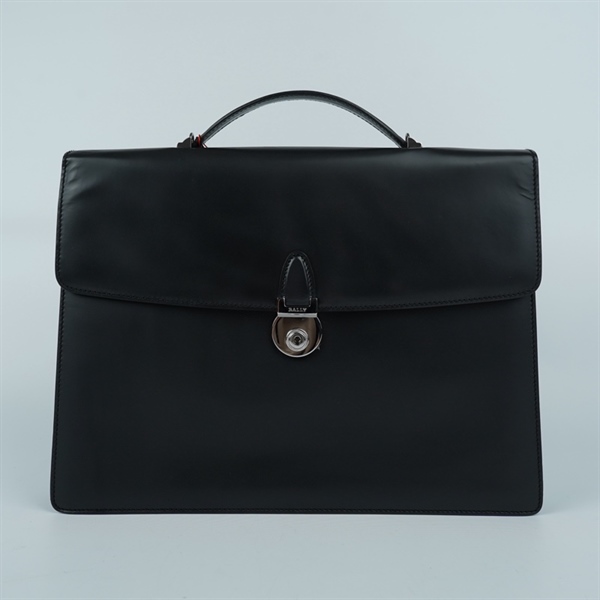 Túi Bally cặp táp đen kèm 2 chìa sz39 KG+