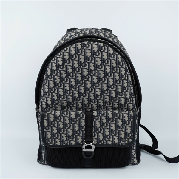 Balo Dior canvas xám xanh (16-BO-0293) 33x40x15 KG+