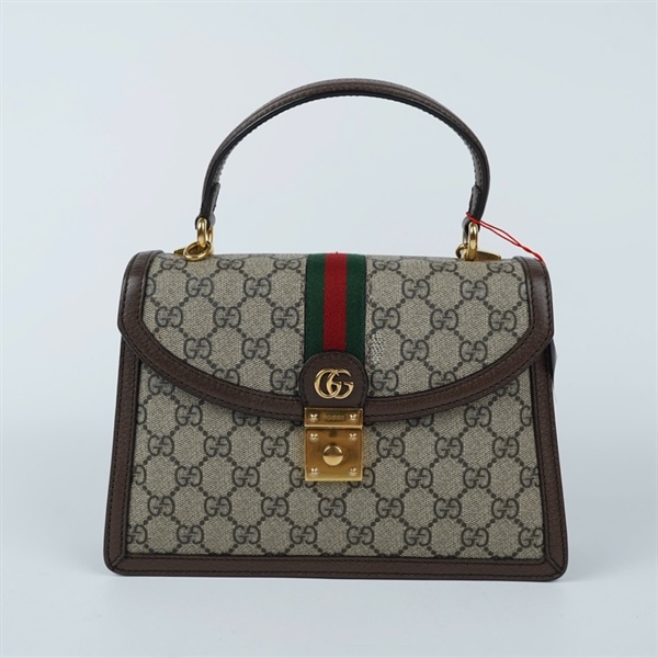 Túi GG Ophidia handle xám 651055-493075) sz24 (HT)+