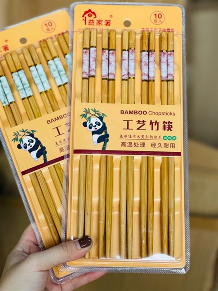 Set 10 Đôi Đũa Tre Nhật ( Thùng 160 )