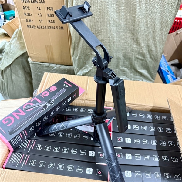 Gậy L16 Chụp Hình Bluetooth – Kèm Tripod Cao 1m6 (Thùng 30 Cái)