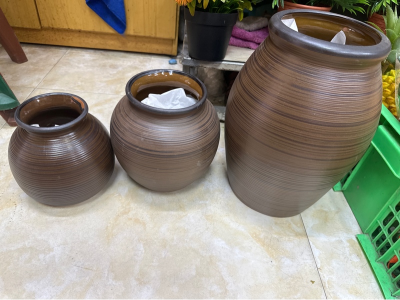 Vò chum to - Lọ hoa - Hoa Lụa Vân Vượng