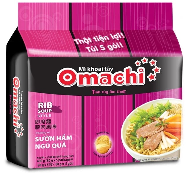 Mì Omachi Sườn Hầm Ngũ Quả