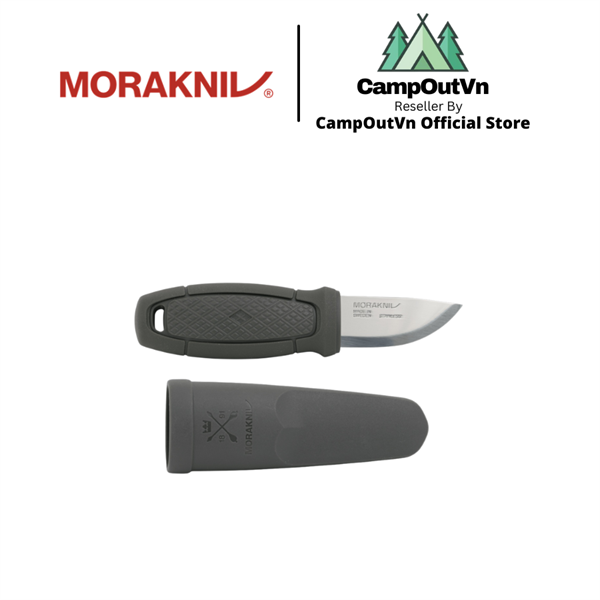 Dao cắm trại MORAKNIV Eldris LightDuty™ (S) Thép không gỉ Campoutvn - Dark Grey