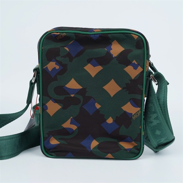 Túi MCM đeo chéo xanh sz16 (A-T) KG+