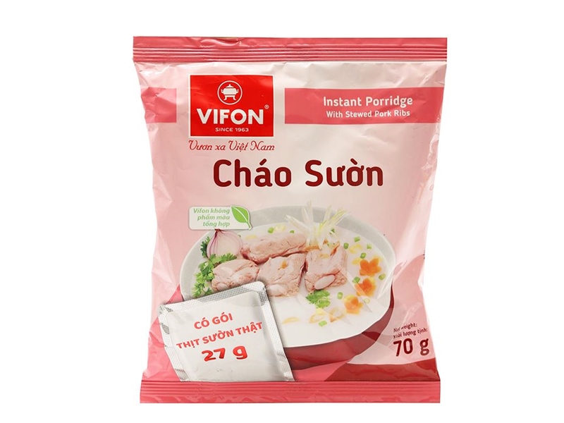 Cháo sườn vifon