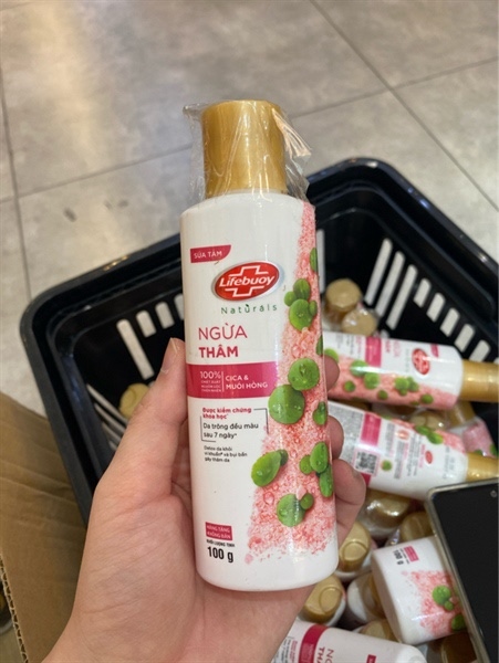 [Mini] Sữa tắm Lifebuoy cica & muối hồng 100g