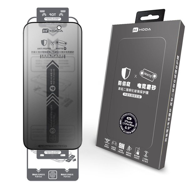 Cường lực HODA 2in1 Nhám + CNT (Không khung)