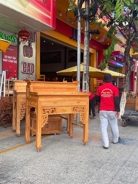 ÁN GIAN 2T 127 GÕ ĐỎ