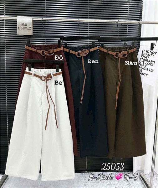 Quần xuông kèm đai 25053