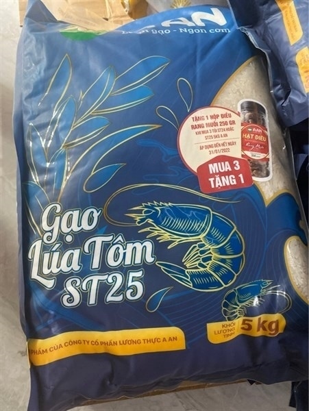 Gạo ST25 lúa tôm bao 5kg