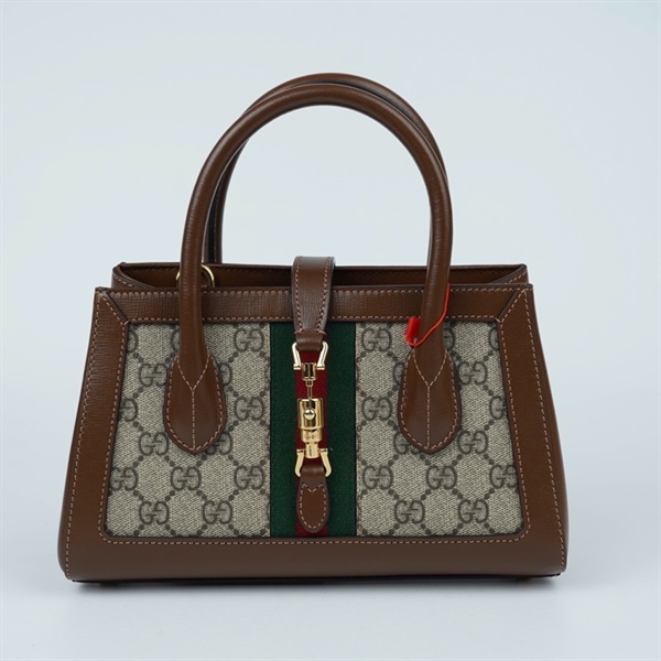 Túi GG Ophidia handle xám (772126-493075) sz24-20 (HT)+