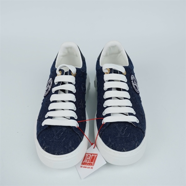 Giày LV hoa xanh sz35 KG+