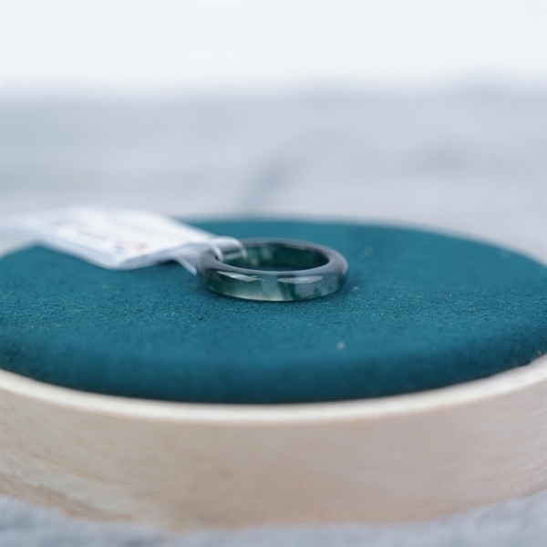 Nhẫn cẩm thạch xanh My sz16.08-4.06 (776535) KG+