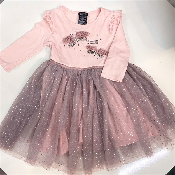 Váy Thun Bé Gái Zunie Hồng