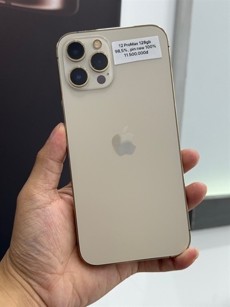 12 ProMax 128gb 98,5% Gold LL, pin new