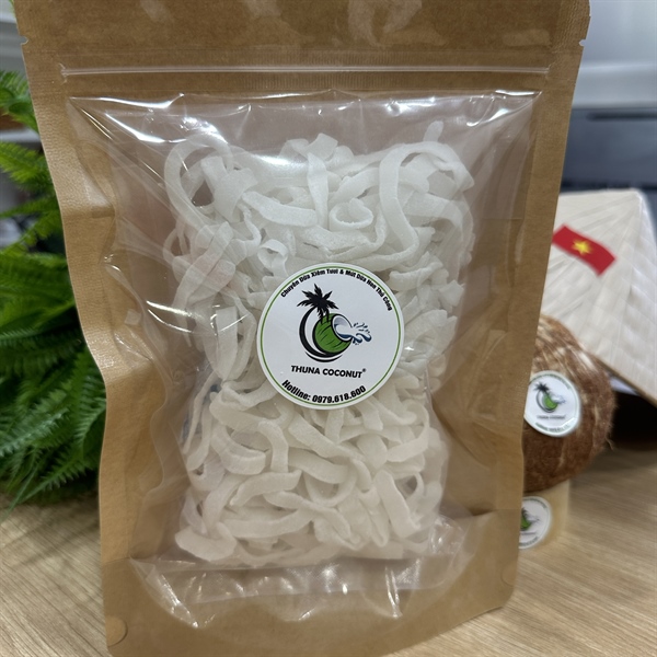 Mứt Dừa Sợi Mỏng Trắng Truyền Thống 200gr