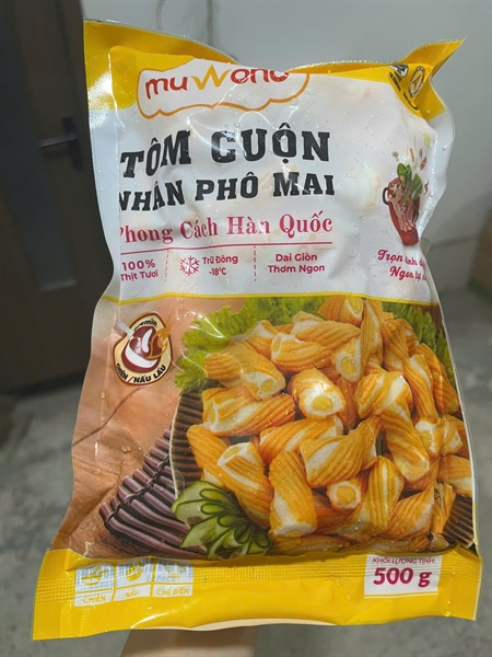 Tôm Cuộn Phomai Muwono 500gr HT