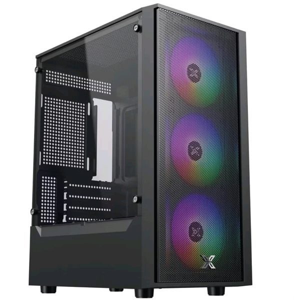 Case Xigmatek MYX Air 3F, kèm 3Fan, Màu đen