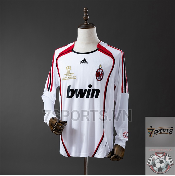 Áo Bóng Đá Retro Dài Tay AC Milan 2006/07 - Sân Khách