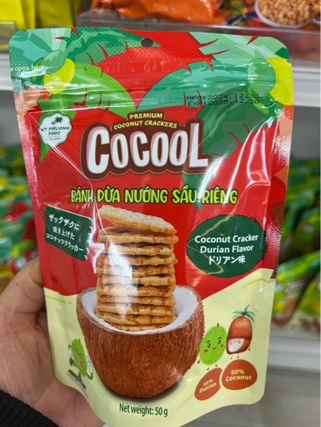 Bánh dừa nướng sầu riêng cocool