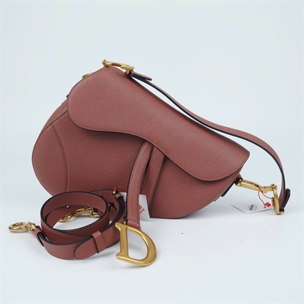 Túi Dior Saddle hồng đất (02-MA-0292) sz18-24 (PN) KG+