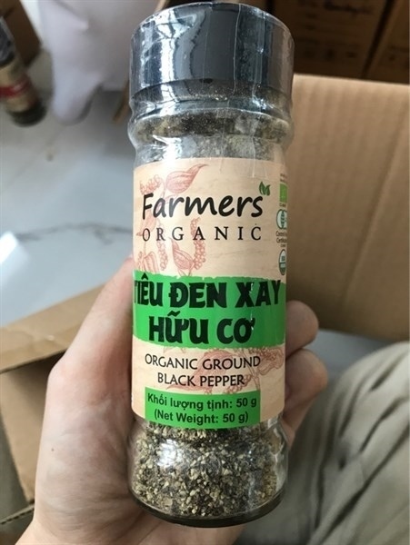 Farmers tiêu đen xay hữu cơ 50GR 黒コショウ