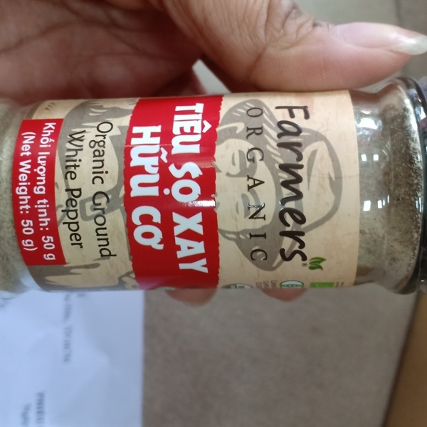 Tiêu sọ xay hữu cơ 白コショウ